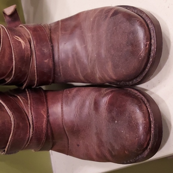 Freebird drove brown distressed boots size 7 - Picture 10 of 16